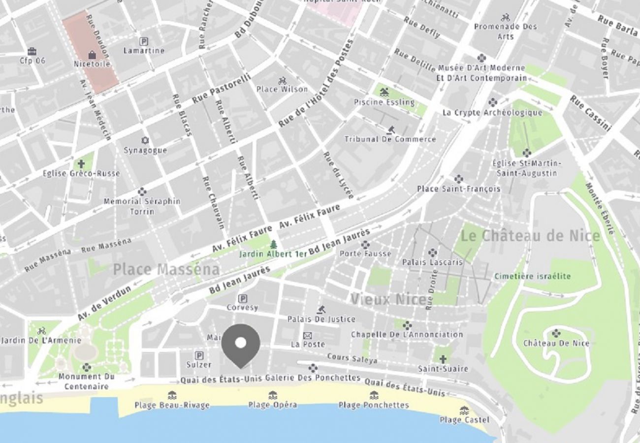 Appartement à Nice - BB OT Balcon Etats Unis - Promenade des Anglais Appartement à Nice - BB OT Balcon Etats Unis - Promenade des Anglais