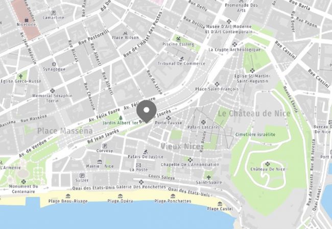 Appartement à Nice - CC OT Jean Jaures 1 Masséna Promenade Angla Appartement à Nice - CC OT Jean Jaures 1 Masséna Promenade Angla