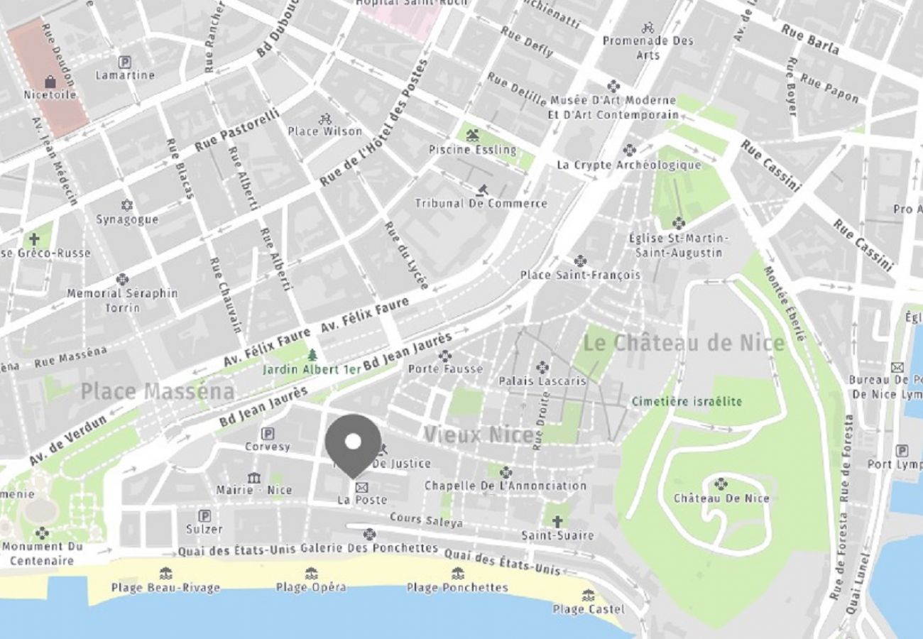 Studio à Nice - AA OT Maison Linda -Vue Mer / Promenade des Angl Studio à Nice - AA OT Maison Linda -Vue Mer / Promenade des Angl