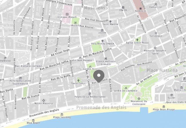 Studio a Nice - AA G Balcon Massenet 1 - Grimaldi / Promenade des Studio a Nice - AA G Balcon Massenet 1 - Grimaldi / Promenade des